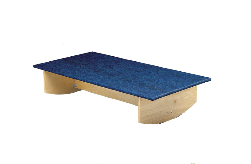 Rocker Board - Wooden with carpet - side-to-side - 30" x 60" x 12"