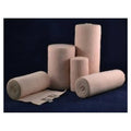 Ambra Leroy Medical Bandage Valuelastic 6"x10yd Wvn Ctn/Elstc Double Length Clip Closure Tan LF Each, 10 Each/BX - 73610