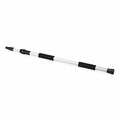 Flow Thru Handle Screw On Mop Connection Type Silver Aluminum 36 to 62 Handle Length