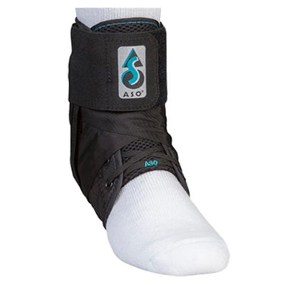 Medical Specialties Brace Stabilzer ASO Ankle Nylon Bilateral Black Size Small 11-12" Universal Each - 264032