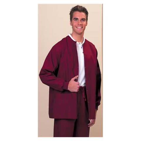 Fashion Seal Jacket Warm-Up 65% Polyester / 35% Cotton Unisex Ceil Blue 4X Large 2 Pockets Each - 7690-XL