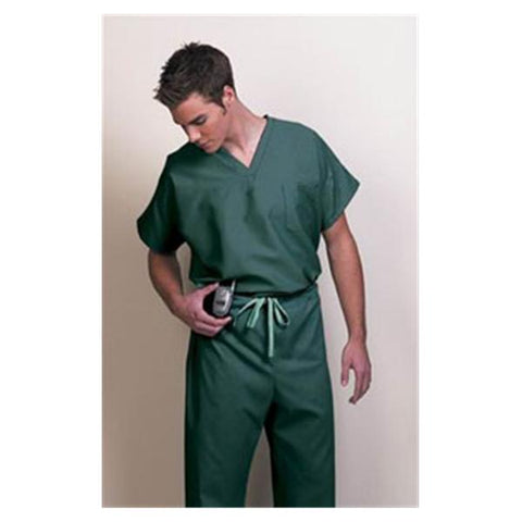 Fashion Seal Shirt Scrub Fashion Seal 78731 Unisex 4X Large Fir Green Each - 78731-4XL