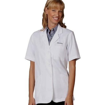 Fashion Seal Lab Coat Pharmacy 65% Polyester / 35% Cotton Womens White Small 30.25 in Each - 105-SM