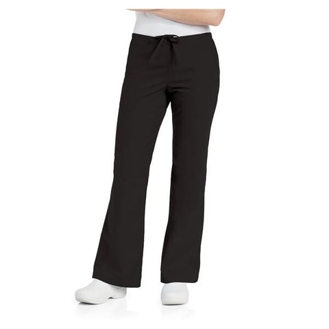 Landau Uniforms Inc. Pant Scrub 8335 Womens X-Small Black Each - 8335-BKP-XSM