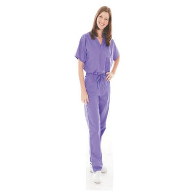 Landau Uniforms Inc. Shirt Scrub 7502 Unisex Medium Wisteria Each - 7502-WPP-MED