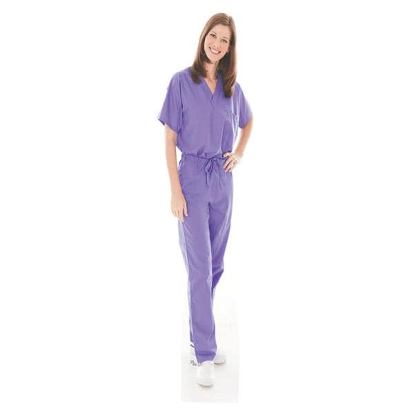 Landau Uniforms Inc. Shirt Scrub 7502 Unisex Medium Wisteria Each - 7502-WPP-MED