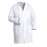Fashion Seal Lab Coat Staff Length 65% Polyester / 35% Cotton Mens White Size 46 39 in Each - 499-46