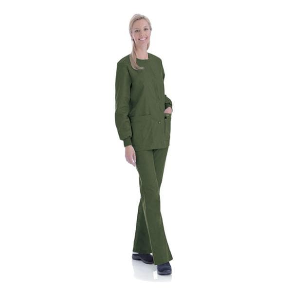 Landau Uniforms Inc. Jacket Warm-Up Olive Large Each - 7525-GOS-LGE