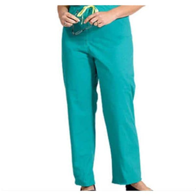 Fashion Seal Pant Scrub 55% Cotton / 45% Polyester Unisex Jade Green XS Reversible Pckt Each - 896-XS
