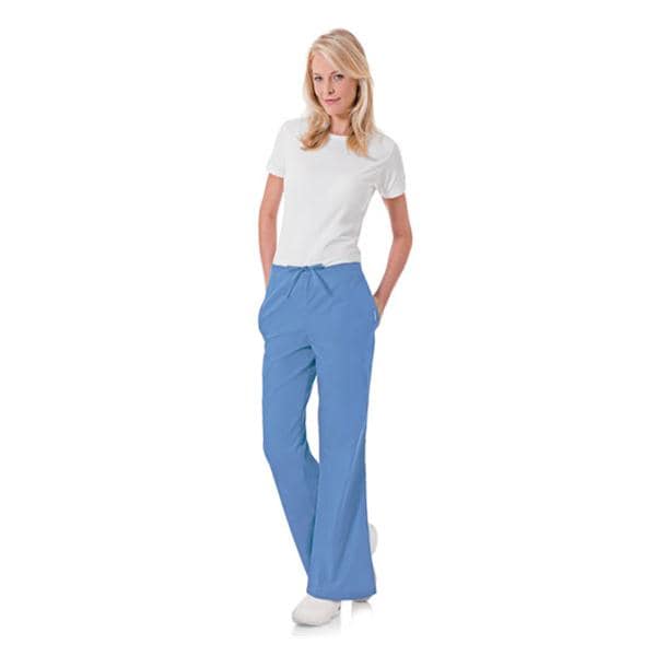 Landau Uniforms Inc. Pant Scrub 8335 Womens X-Small Petite Ceil Blue Each - 8335-BCP-PXS
