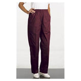 Fashion Seal Pant Fashion Poplin Womens Medium Burgundy Each - 7401-M