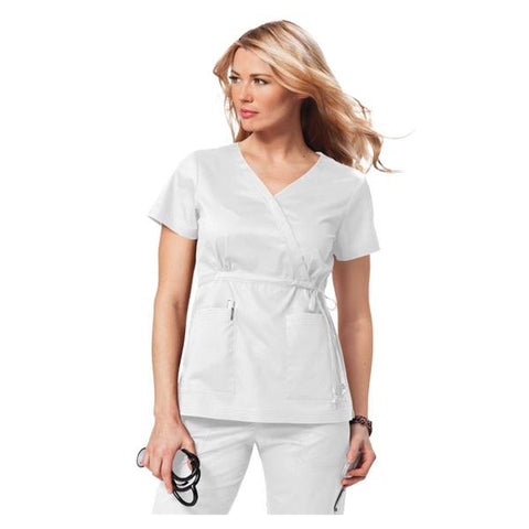 koi Design LLC Shirt Scrub 137 Katelyn Womens Medium White Each - 137-01-M