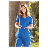 koi Design LLC Shirt Scrub 137 Katelyn Womens Large Royal Blue Each - 137-20-L