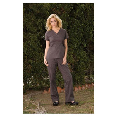 koi Design LLC Shirt Scrub 137 Katelyn Womens X-Small Steel Grey Each - 137-24-XS