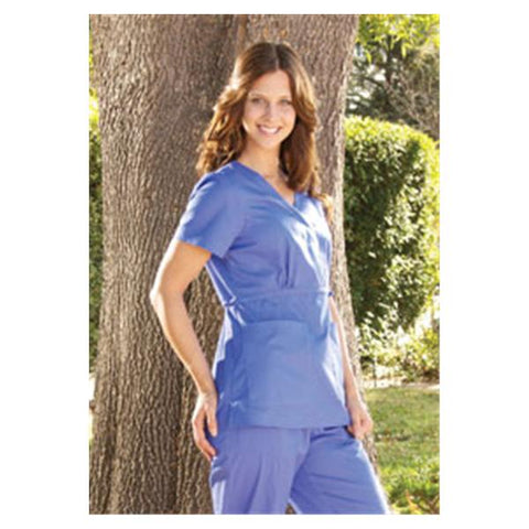 koi Design LLC Shirt Scrub 137 Katelyn Womens Medium Ceil Blue Each - 137-42-M