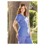 koi Design LLC Shirt Scrub 137 Katelyn Womens 3X Large Ceil Blue Each - 137-42-3X