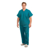 Fashion Seal Shirt Scrub Fashion Seal 78723 Unisex X-Small Teal Each - 78723-XS