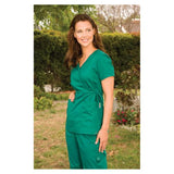 koi Design LLC Shirt Scrub 137 Katelyn Womens Medium Hunter Each - 137-33-M