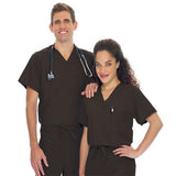 Jockey (TM) Scrubs Shirt Scrub Jockey 2200 Unisex 3X Large Black Each - 2200-015-3X