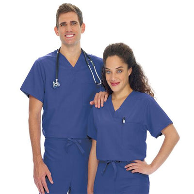 Jockey (TM) Scrubs Shirt Scrub Jockey 2200 Unisex 3X Large New Navy Each - 2200-054-3X