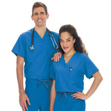 Jockey (TM) Scrubs Shirt Scrub Jockey 2200 Unisex 3X Large Royal Blue Each - 2200-064-3X