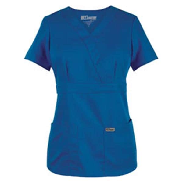 Grey's Anatomy (TM) Shirt Scrub Greys Anatomy™ 4153 Crossover Womens 5X Large Royal Blue Each - 4153X-08-5XL