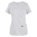 Grey's Anatomy (TM) Shirt Scrub Greys Anatomy™ 4153 Crossover Womens 4X Large White Each - 4153X-10-4XL