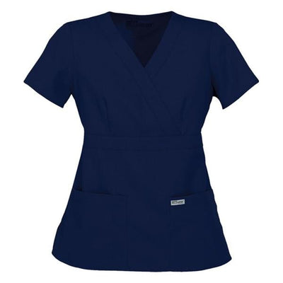Grey's Anatomy (TM) Shirt Scrub Greys Anatomy™ 4153 Womens Small Indigo Each - 4153-23-S
