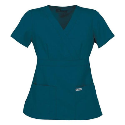 Grey's Anatomy (TM) Shirt Scrub Greys Anatomy™ 4153 Crossover Womens X-Large Bahama Each - 4153-328-XL