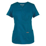 Grey's Anatomy (TM) Shirt Scrub Greys Anatomy™ 4153 Crossover Womens Large Bahama Each - 4153-328-L