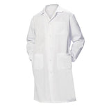 Fashion Seal Lab Coat X-Long 65% Polyester / 35% Cotton Mens White Size 44 45 in Each - 6480-44