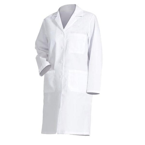 Fashion Seal Lab Coat 65% Polyester / 35% Cotton Fashion Poplin Womens White Sz 6 39.5 in Each - 477-6