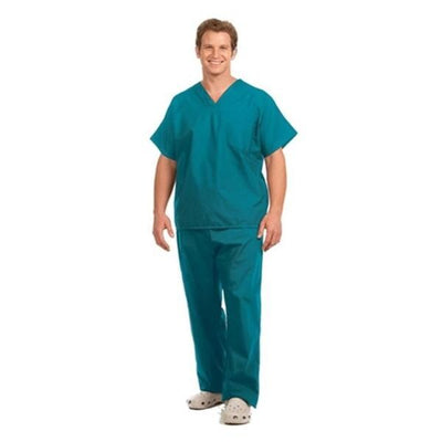 Fashion Seal Shirt Scrub Fashion Seal 78723 Unisex Small Teal Each - 78723-S