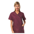 Fashion Seal Shirt Scrub Fashion Seal 7001 Womens 4X Large Burgundy Each - 7001-4XL
