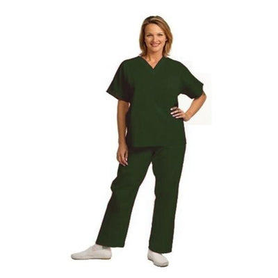 Fashion Seal Shirt Scrub Fashion Seal 78731 Unisex X-Small Fir Green Each - 78731-XS
