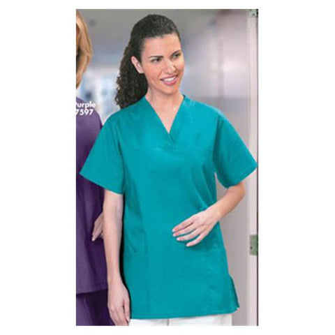 Fashion Seal Shirt Scrub Womens Small Ceil Blue Each - 7582