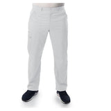 Landau for Men (R) Scrub Pant 8550 Mens Small Tall White Each - 8550-WWVCTSM