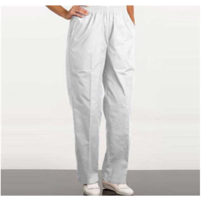 Fashion Seal Scrub Pant Fashion Poplin Womens Small White Each - 7455-S