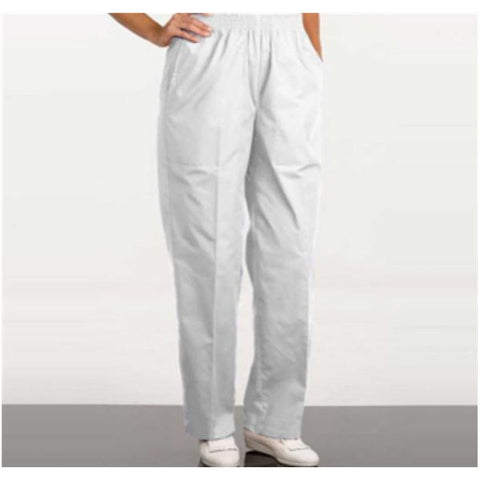Fashion Seal Scrub Pant Fashion Poplin Womens Small White Each - 7455-S