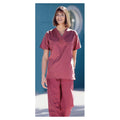 Fashion Seal Shirt Scrub Poly/Ctn Fashion Blend Unsx Crnbry 4XL Rvrsbl Pckt Each - 6789-4XL