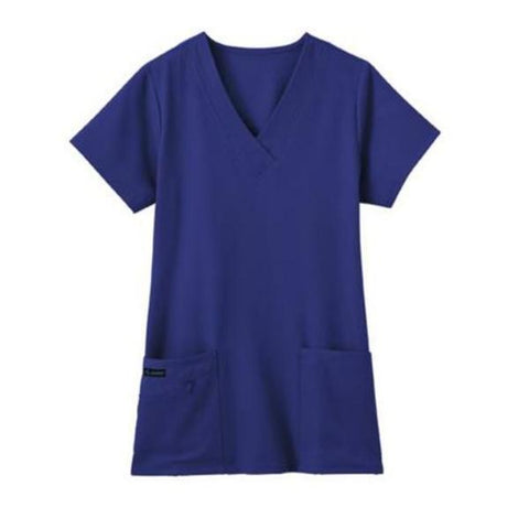 Jockey (TM) Scrubs Shirt Scrub Jockey 2206 Womens Medium Galaxy Blue Each - 2206-1031-M