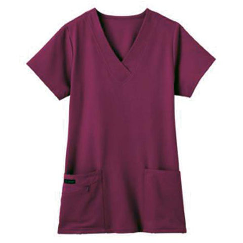 Jockey (TM) Scrubs Shirt Scrub Jockey 2206 Womens 2X Large Plum Each - 2206-1240-2X