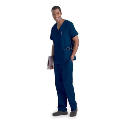 Landau for Men (R) Scrub Pant 8550 Mens Small Navy Each - 8550-BNP-SML