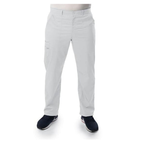 Landau for Men (R) Scrub Pant 8550 Mens X-Large Tall White Each - 8550-WWVCTXL