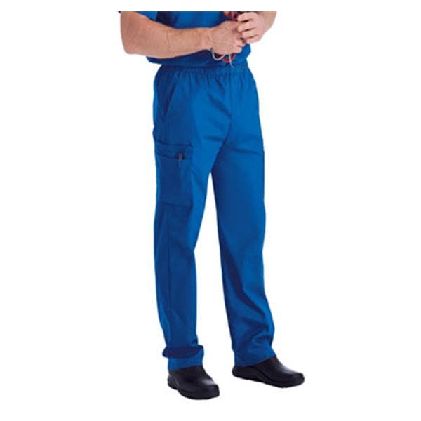 Landau for Men (R) Pant Scrub 8555 Mens Small Royal Blue Each - 8555-BEP-SML