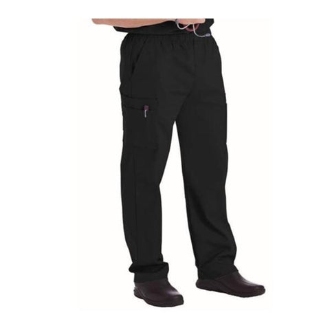 Landau for Men (R) Pant Scrub 8555 Mens 2X Large Black Each - 8555-BKP-XXL