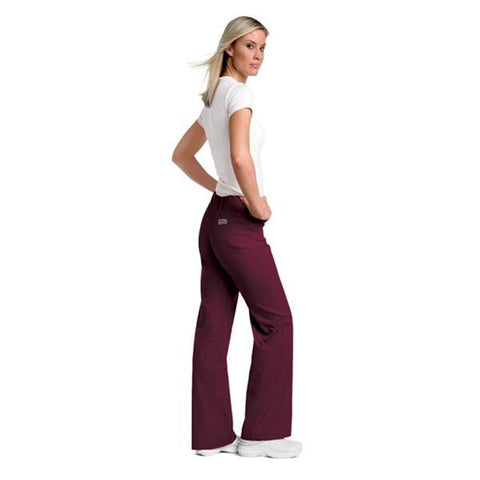 Urbane (TM) Scrub Pant Urbane 9502 Womens X-Small Wine Each - 9502-RWP-XSM