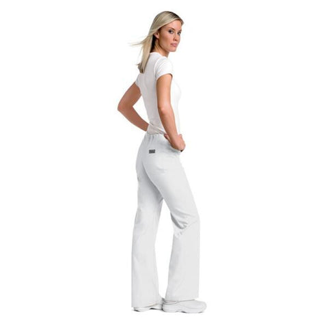 Urbane (TM) Scrub Pant Urbane 9502 Womens X-Small White Each - 9502-WWXYXSM