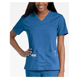 Urbane (TM) Shirt Scrub Urbane 9534 Crossover Womens Small Royal Blue Each - 9534-BEP-SML