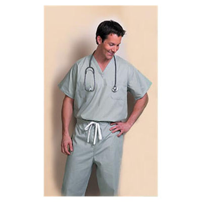 Fashion Seal Shirt Scrub Unisex 4X Large Pearl Grey Each - 6787-4XL
